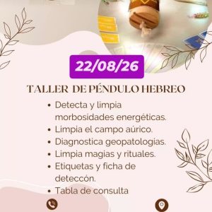 Taller de Sanación con Péndulo Hebreo